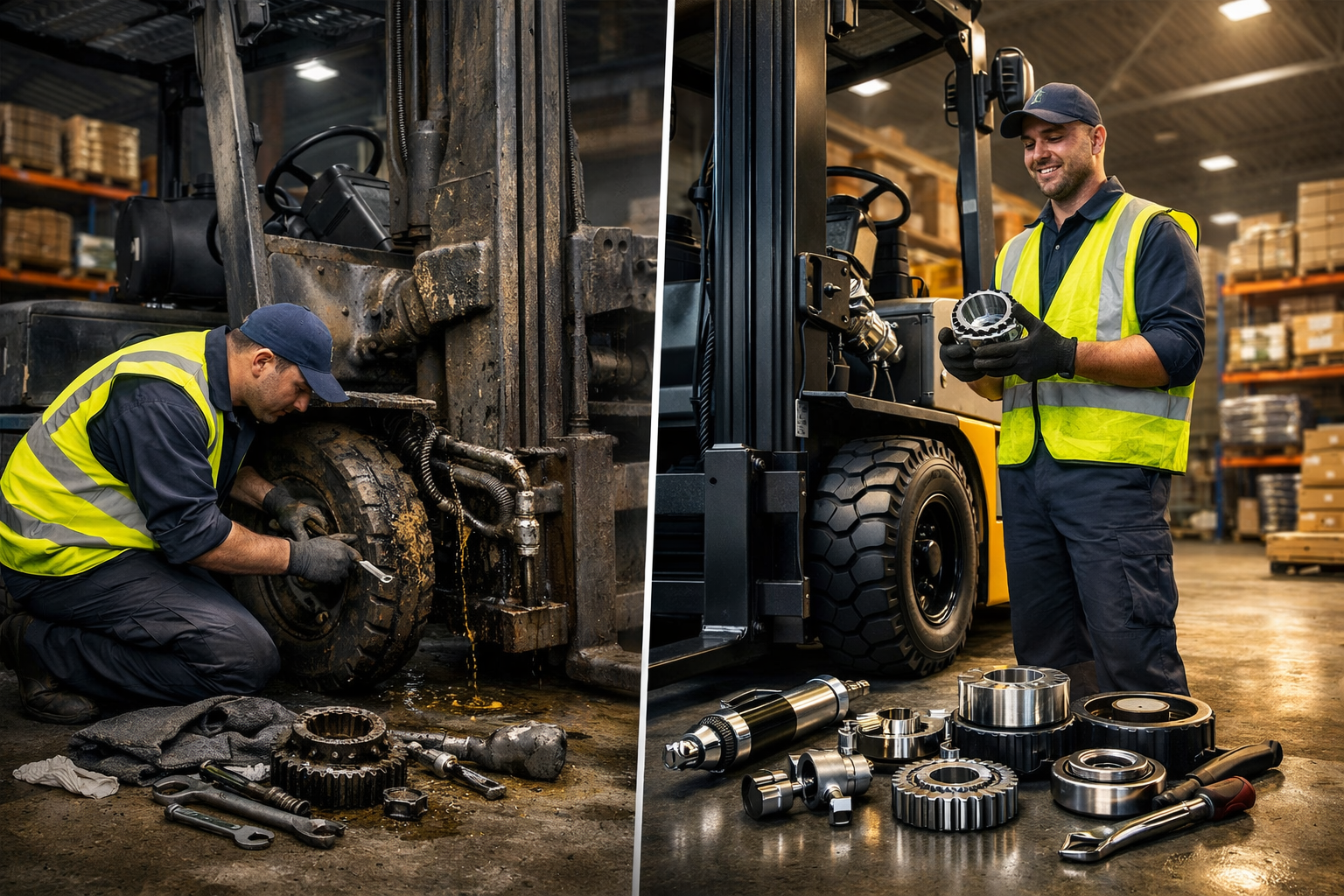 Stop Wasting Money on Forklift Repairs: Knowing when to Repair vs Replace Parts