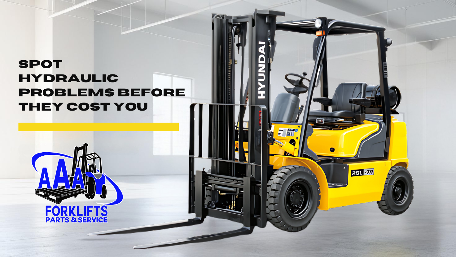 How to Spot Hydraulic Problems in Your Forklift Before It Breaks Down
