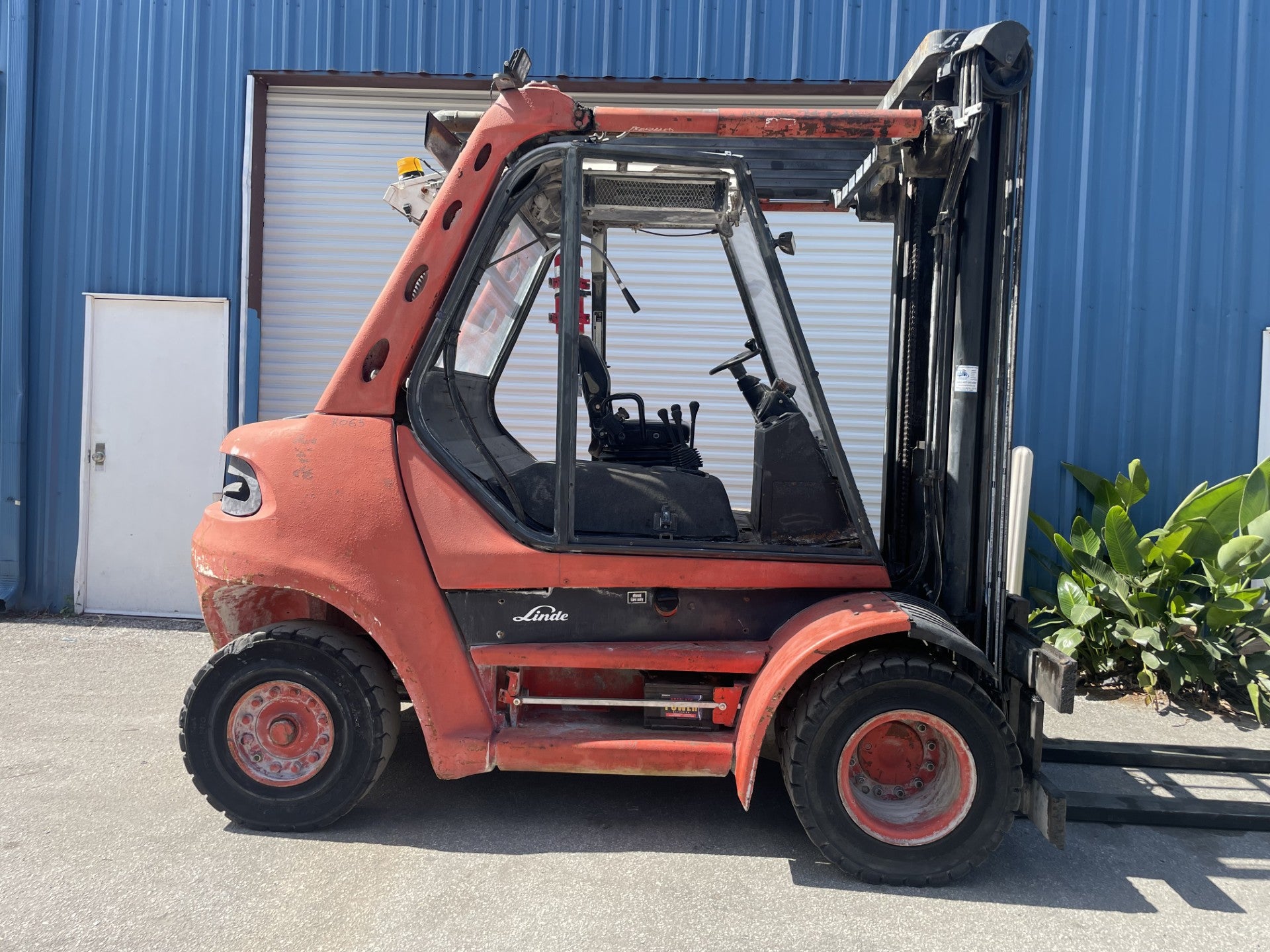 2007 Linde H70D 15,500lbs Diesel Forklift w/ Dual Wheel Tires
