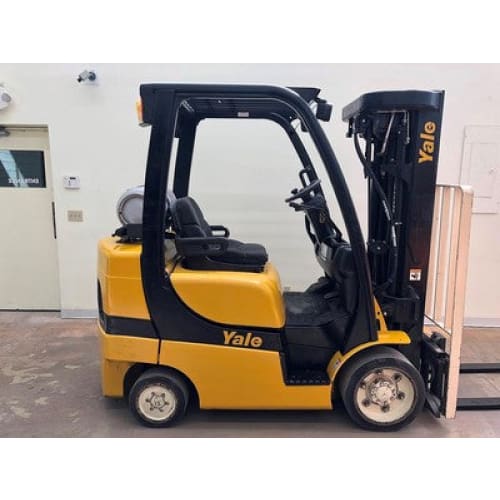 2006 Yale GLC050VX 5000 lb. LPG Forklift w/ Sideshift 194"H
