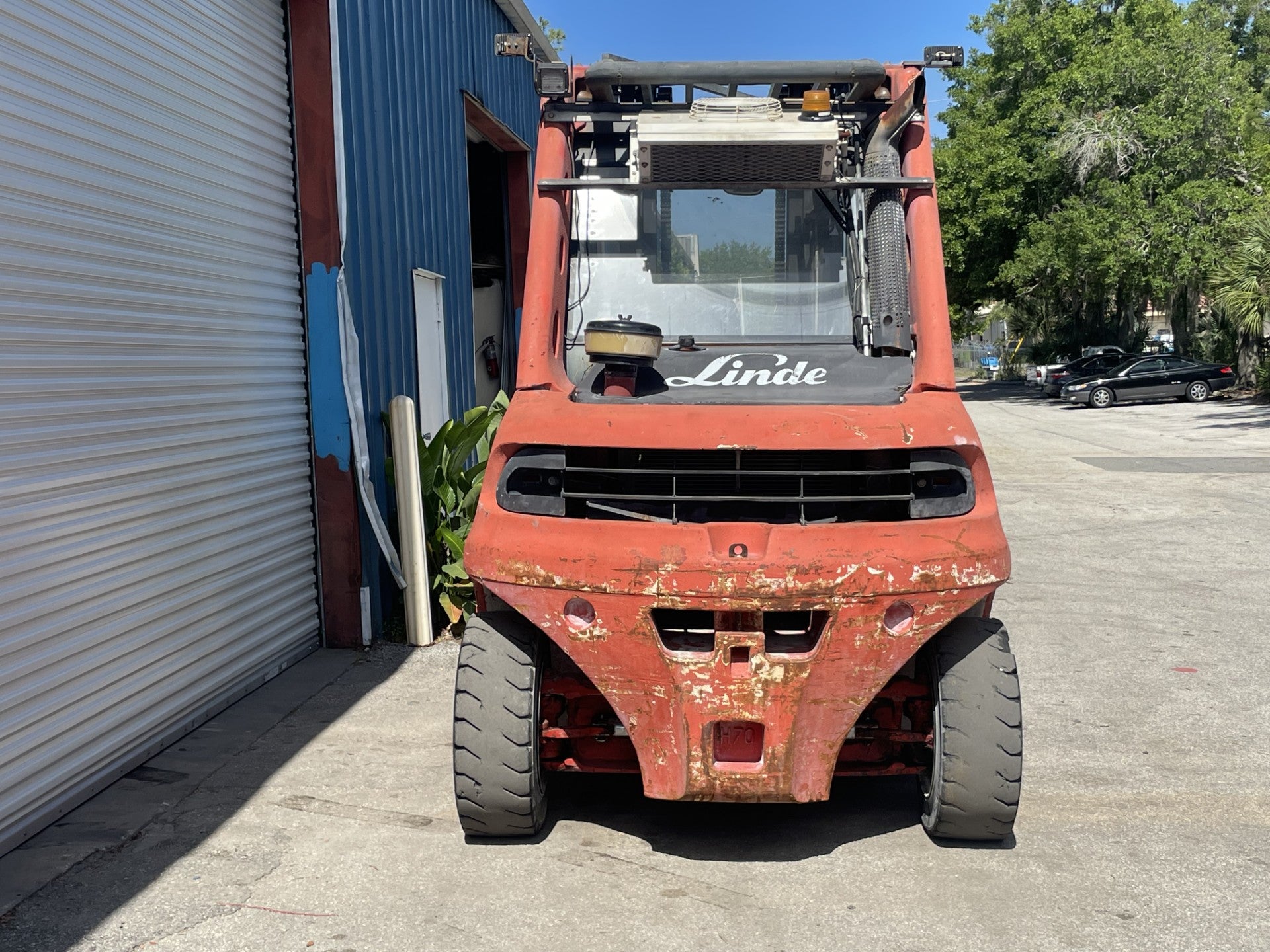 2007 Linde H70D 15,500lbs Diesel Forklift w/ Dual Wheel Tires