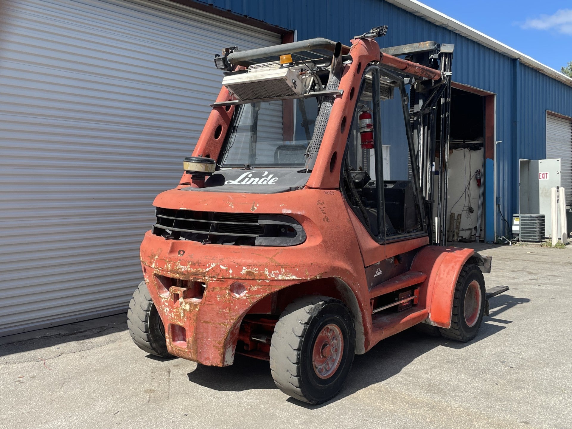 2007 Linde H70D 15,500lbs Diesel Forklift w/ Dual Wheel Tires
