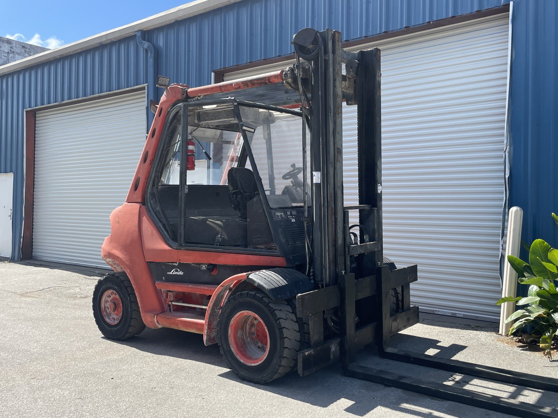2007 Linde H70D 15,500lbs Diesel Forklift w/ Dual Wheel Tires