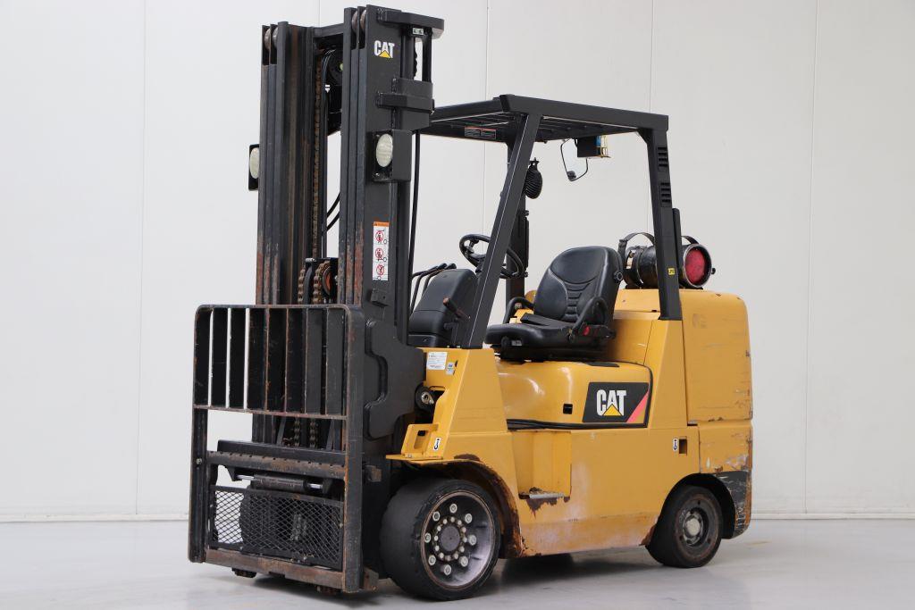 2003 Caterpillar GC45KS1 9000 lb. LPG Forklift w/ Sideshift 209"H
