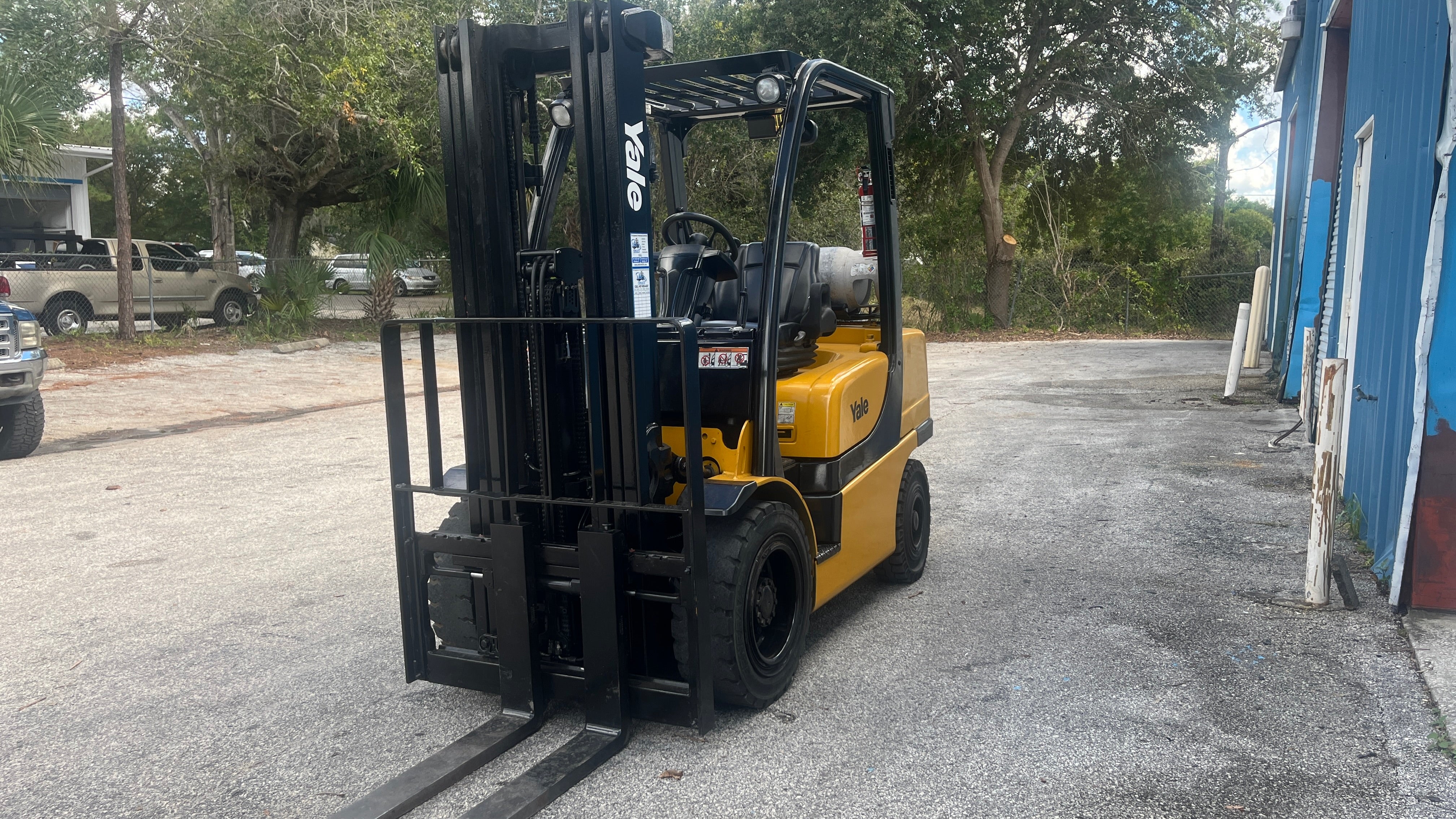 2012 Yale GLP060VX 6000 lb. LPG Forklift w/ Sideshift 189"H