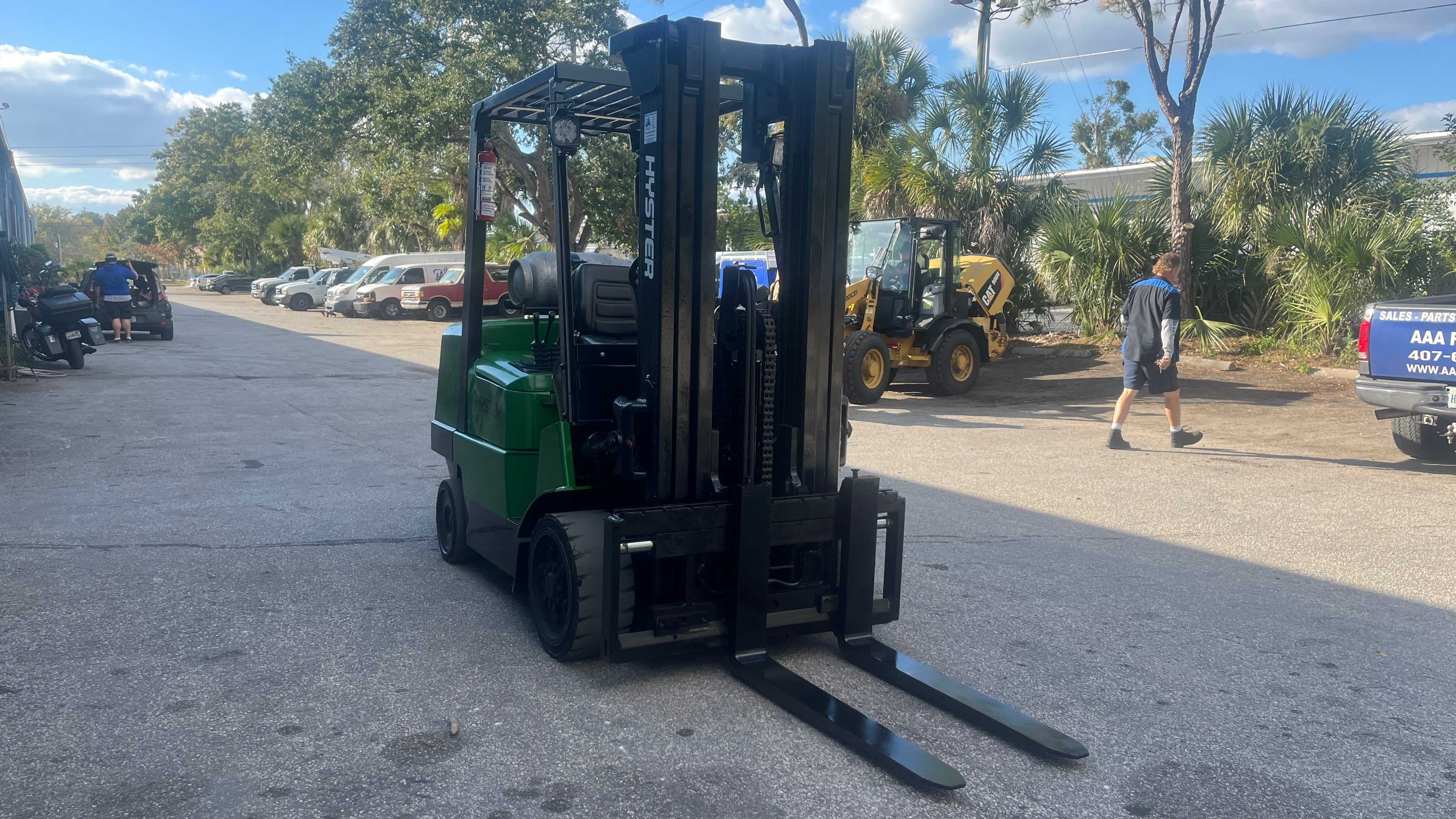 2004 Hyster S80XM 8000lb. LPG Forklift w/ Sideshift 185"H