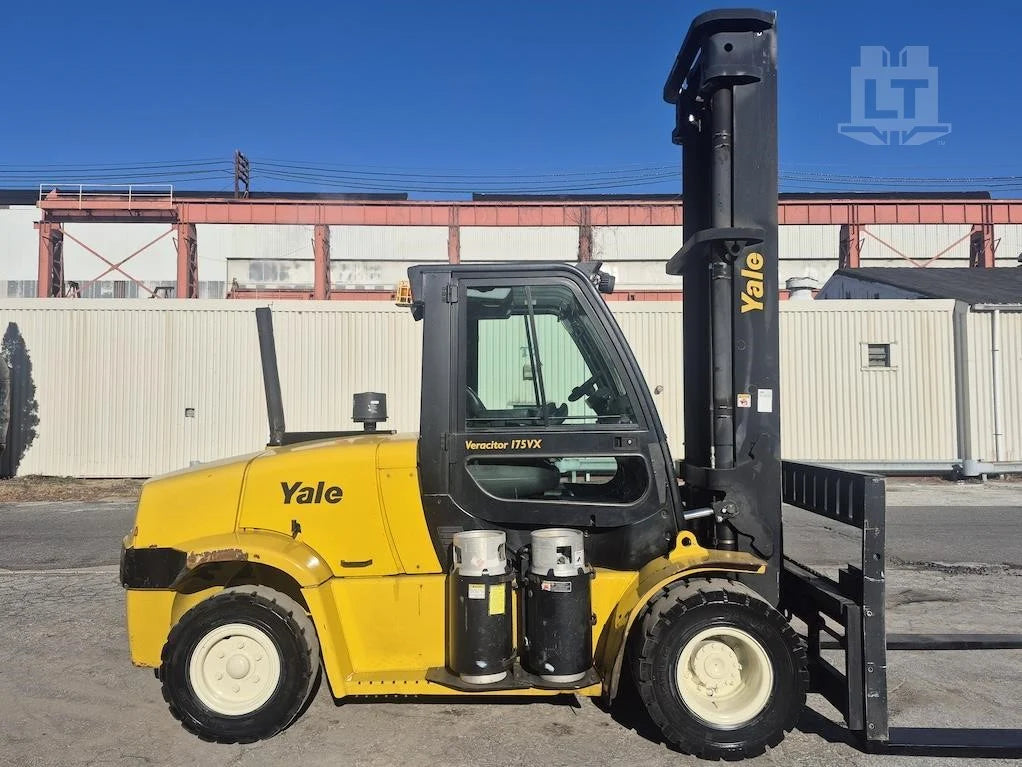 2016 Yale GP175VX 17,500 lb. LPG Forklift w/ Sideshift & Dual Wheel 219"H