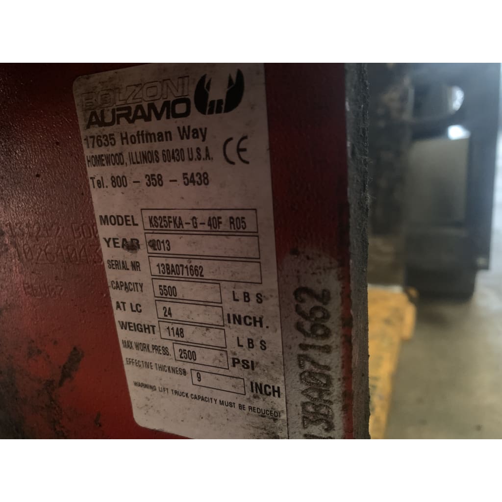 Rightline RF50C Rotating Fork Clamp Forklift Attachment Class III 3 - Attachments