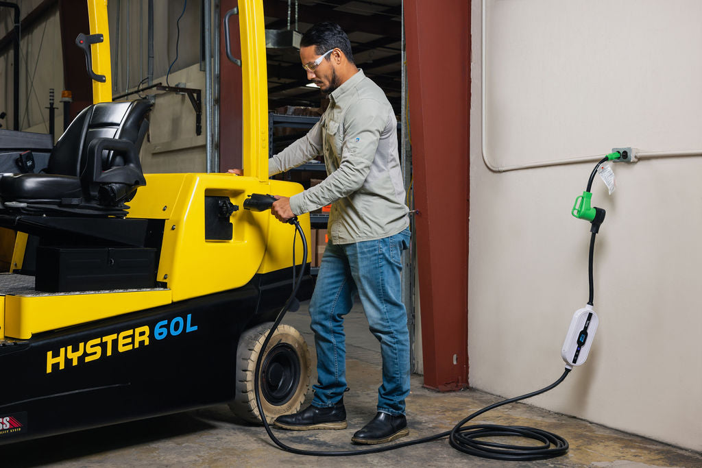 The Future of Forklift Charging: Lithium-Ion Onboard Charging Solution