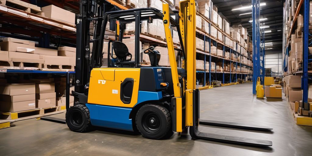 forklift maintenance in a warehouse