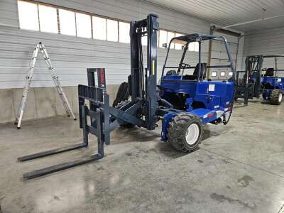 2015 Princeton PB55.3X 5500 lb. Diesel Piggyback Truck-Mounted Forklift w/ Reach & Sideshift
