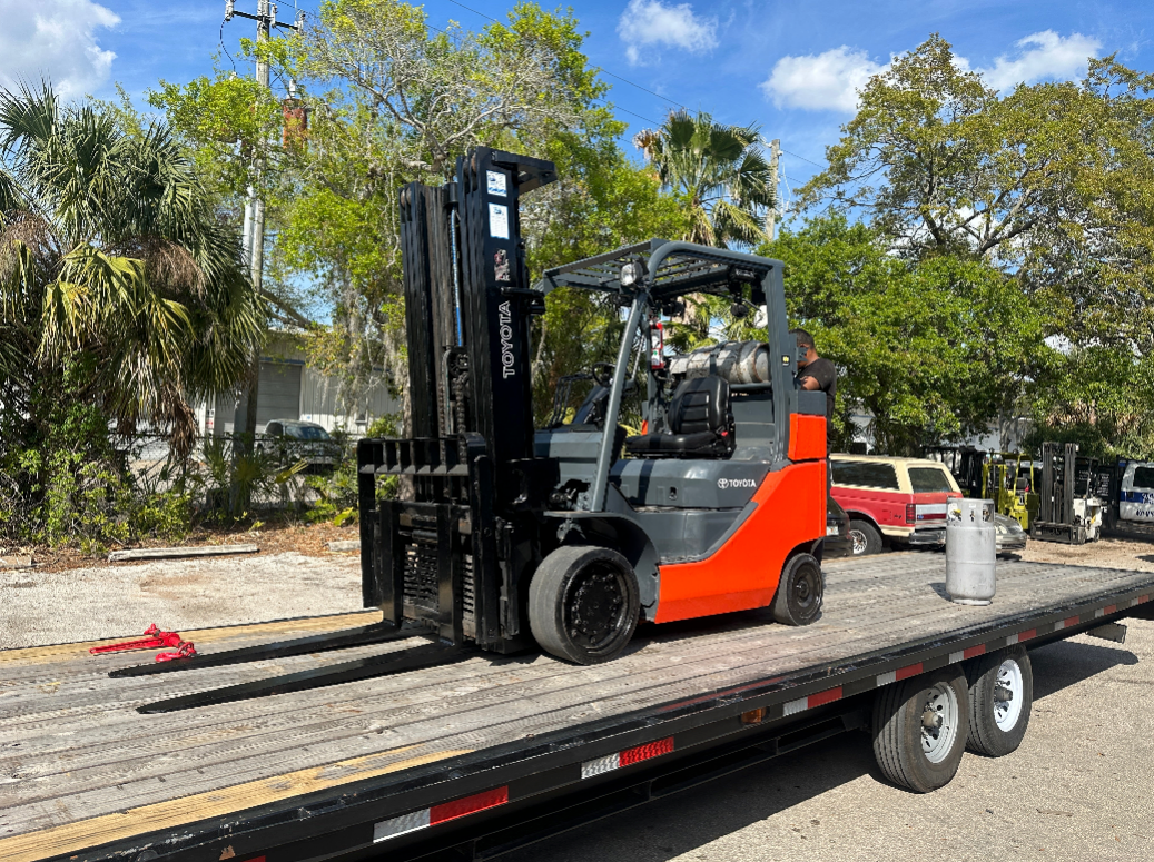 2020 Toyota 8FGC35U-BCS 8000 lb. LPG Forklift w/ Sideshift 199"H