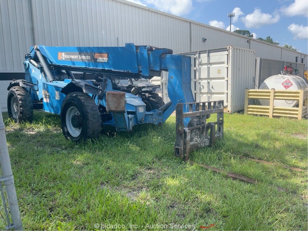 2015 Genie GTH1056 10,000 lb. Diesel 4WD Telehandler Forklift 56ft Boom Lull