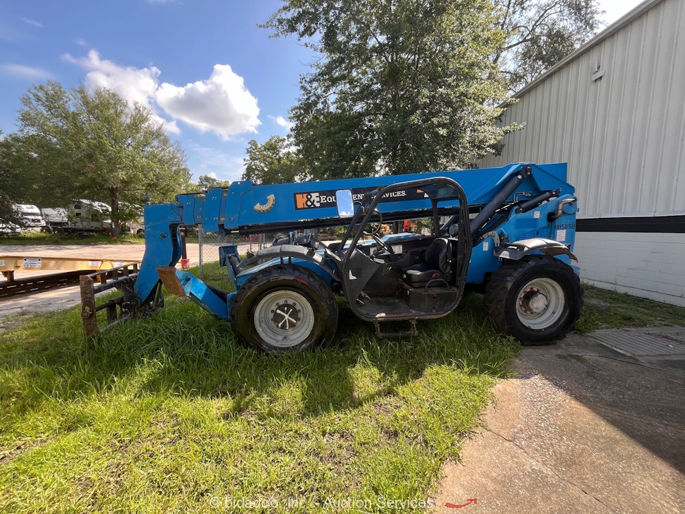 2015 Genie GTH1056 10,000 lb. Diesel 4WD Telehandler Forklift 56ft Boom Lull