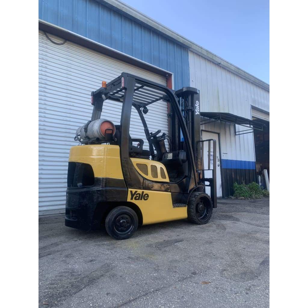 2007 Yale GLC060VX 6000 lb. LPG Forklift w/ Sideshift & Cushion Tires 199H - Forklifts